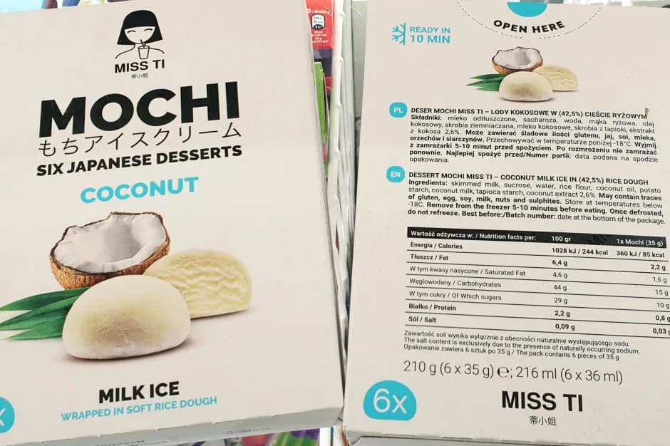 Mochi: Ile kalorii? Poznaj fakty i dopasuj do diety